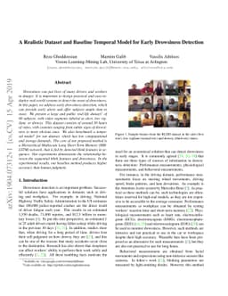 A Realistic Dataset and Baseline Temporal Model for Early Drowsiness
  Detection