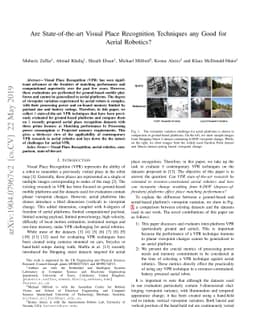 Are State-of-the-art Visual Place Recognition Techniques any Good for
  Aerial Robotics?