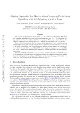 Offspring Population Size Matters when Comparing Evolutionary Algorithms
  with Self-Adjusting Mutation Rates