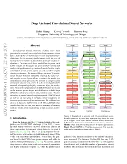 Deep Anchored Convolutional Neural Networks