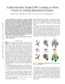 Linked Dynamic Graph CNN: Learning on Point Cloud via Linking
  Hierarchical Features