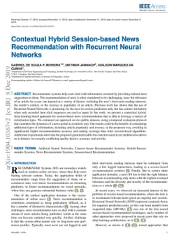 Contextual Hybrid Session-based News Recommendation with Recurrent
  Neural Networks