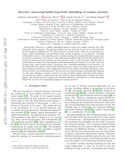 Mercator: uncovering faithful hyperbolic embeddings of complex networks