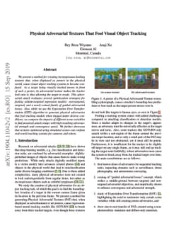 Physical Adversarial Textures that Fool Visual Object Tracking