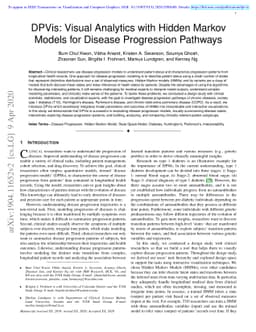 DPVis: Visual Analytics with Hidden Markov Models for Disease
  Progression Pathways