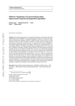 Efficient Computation of Expected Hypervolume Improvement Using Box
  Decomposition Algorithms