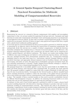A General Spatio-Temporal Clustering-Based Non-local Formulation for
  Multiscale Modeling of Compartmentalized Reservoirs