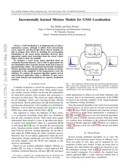 Incrementally Learned Mixture Models for GNSS Localization
