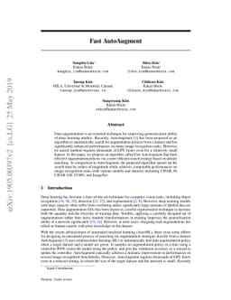 Fast AutoAugment