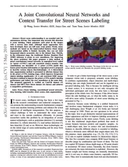 A Joint Convolutional Neural Networks and Context Transfer for Street
  Scenes Labeling