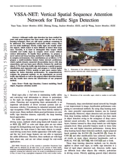 VSSA-NET: Vertical Spatial Sequence Attention Network for Traffic Sign
  Detection