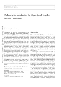 Collaborative Localization for Micro Aerial Vehicles