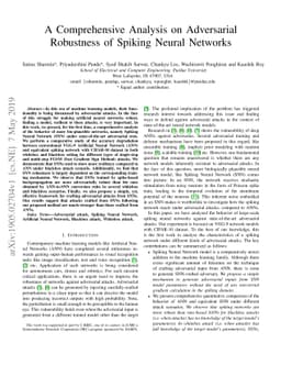 A Comprehensive Analysis on Adversarial Robustness of Spiking Neural
  Networks