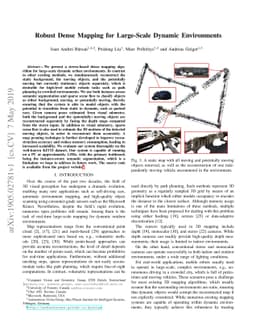 Robust Dense Mapping for Large-Scale Dynamic Environments