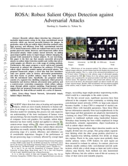 ROSA: Robust Salient Object Detection against Adversarial Attacks