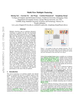 Multi-View Multiple Clustering