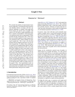 Graph U-Nets