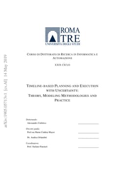 Timeline-based Planning and Execution with Uncertainty: Theory, Modeling
  Methodologies and Practice