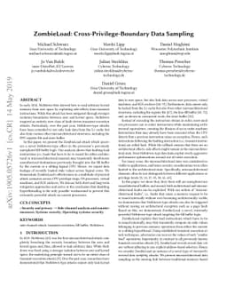 ZombieLoad: Cross-Privilege-Boundary Data Sampling
