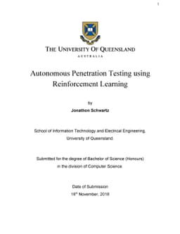 Autonomous Penetration Testing using Reinforcement Learning