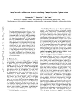 Deep Neural Architecture Search with Deep Graph Bayesian Optimization