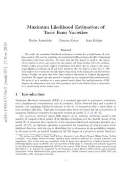 Maximum Likelihood Estimation of Toric Fano Varieties