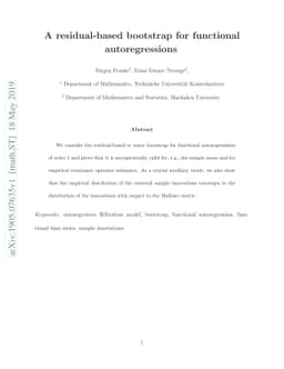 A residual-based bootstrap for functional autoregressions