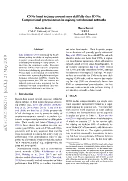 CNNs found to jump around more skillfully than RNNs: Compositional
  generalization in seq2seq convolutional networks
