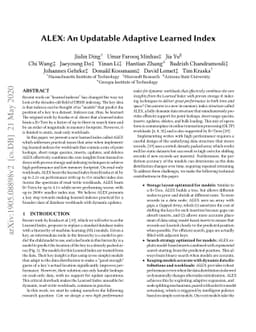 ALEX: An Updatable Adaptive Learned Index
