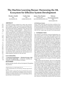 The Machine Learning Bazaar: Harnessing the ML Ecosystem for Effective
  System Development