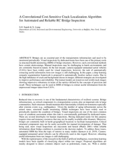 A Convolutional Cost-Sensitive Crack Localization Algorithm for
  Automated and Reliable RC Bridge Inspection