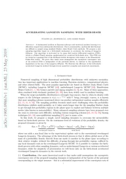 Accelerating Langevin Sampling with Birth-death