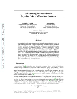 On Pruning for Score-Based Bayesian Network Structure Learning