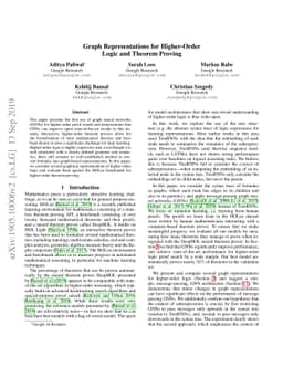 Graph Representations for Higher-Order Logic and Theorem Proving