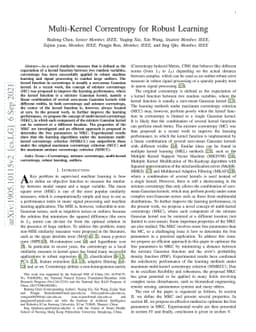 Multi-Kernel Correntropy for Robust Learning