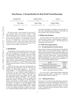 Deep Reason: A Strong Baseline for Real-World Visual Reasoning