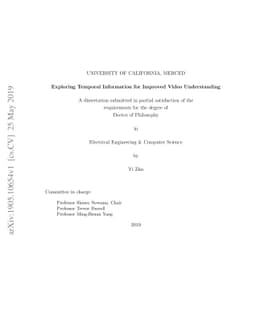 Exploring Temporal Information for Improved Video Understanding
