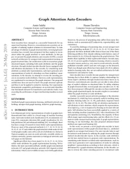 Graph Attention Auto-Encoders