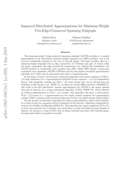 Improved Distributed Approximations for Minimum-Weight
  Two-Edge-Connected Spanning Subgraph