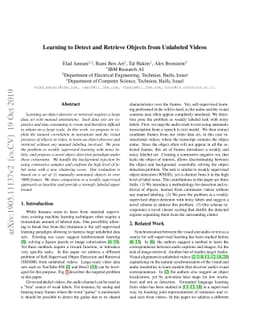 Learning to Detect and Retrieve Objects from Unlabeled Videos