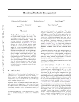 Revisiting Stochastic Extragradient