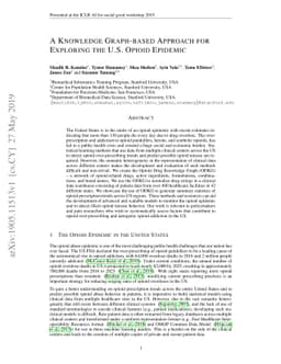 A Knowledge Graph-based Approach for Exploring the U.S. Opioid Epidemic