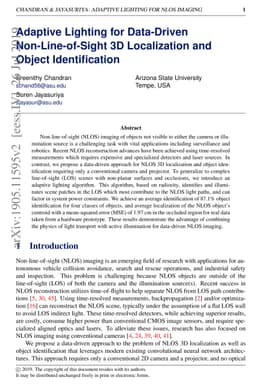 Adaptive Lighting for Data-Driven Non-Line-of-Sight 3D Localization and
  Object Identification