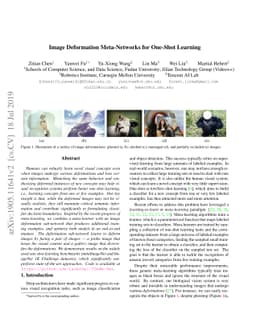 Image Deformation Meta-Networks for One-Shot Learning