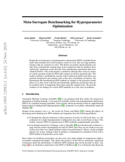 Meta-Surrogate Benchmarking for Hyperparameter Optimization
