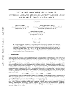 Data Complexity and Rewritability of Ontology-Mediated Queries in Metric
  Temporal Logic under the Event-Based Semantics (Full Version)