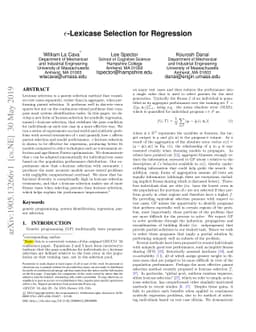 Epsilon-Lexicase Selection for Regression