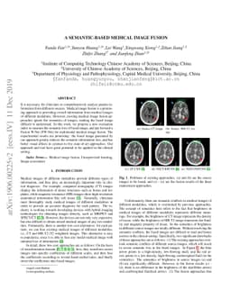 A Semantic-based Medical Image Fusion Approach