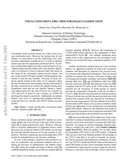 Visual Confusion Label Tree For Image Classification