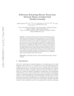 KAS-term: Extracting Slovene Terms from Doctoral Theses via Supervised
  Machine Learning